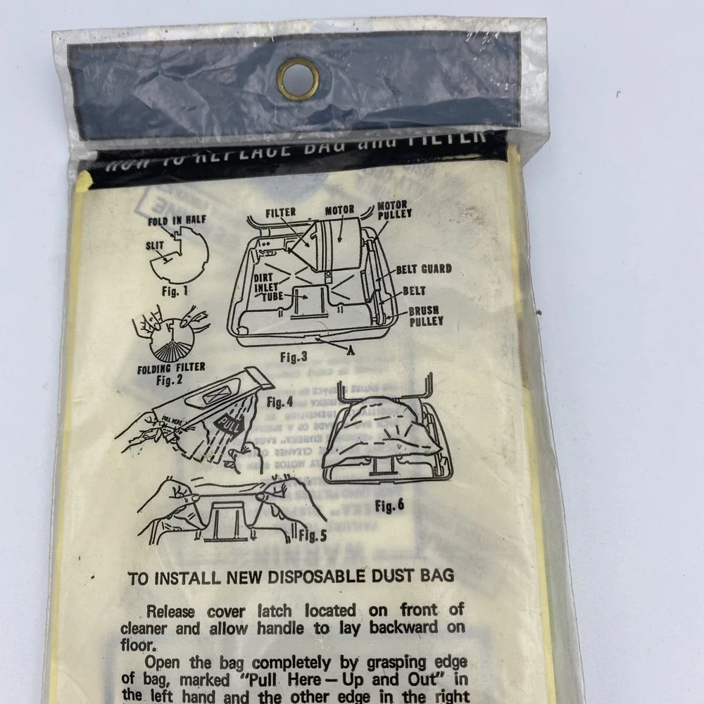 Eureka Vacuum‎ Bags Style T Genuine Nos VTG 3 Bags 2 Filters 210 Series